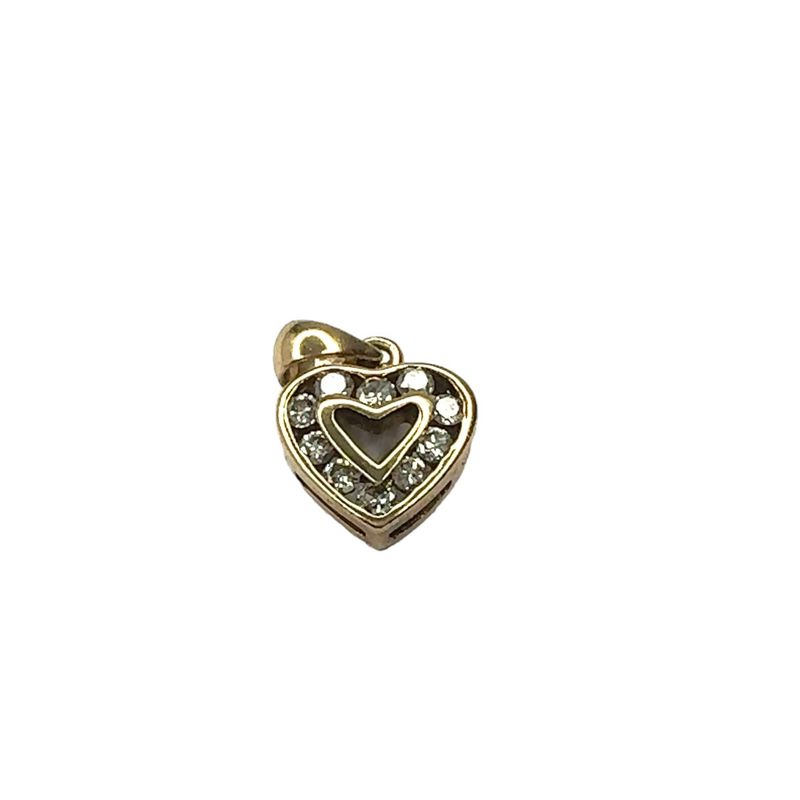Diamond Heart Necklace RC325