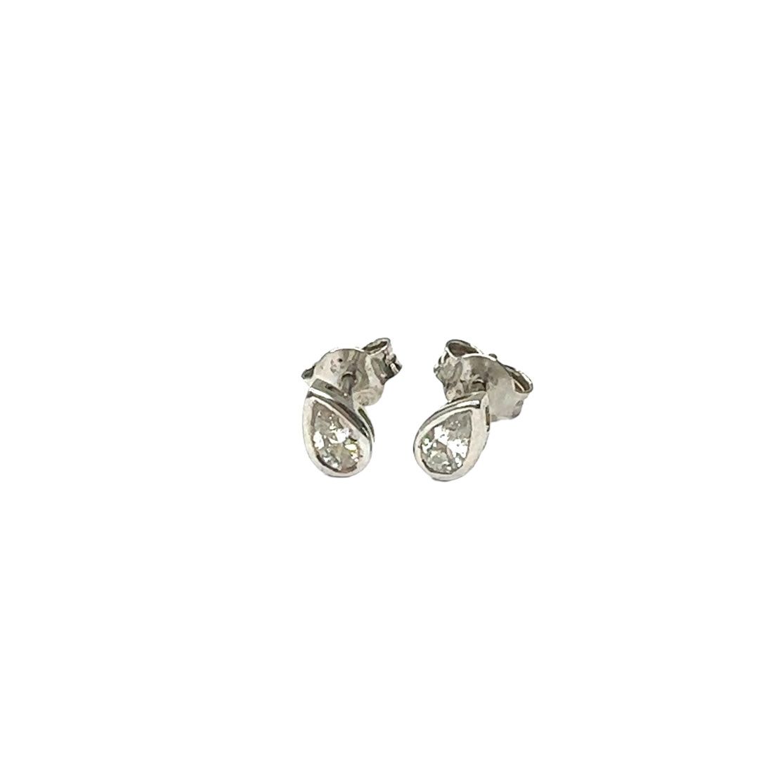 Swarovski crystal and sterling silver earrings