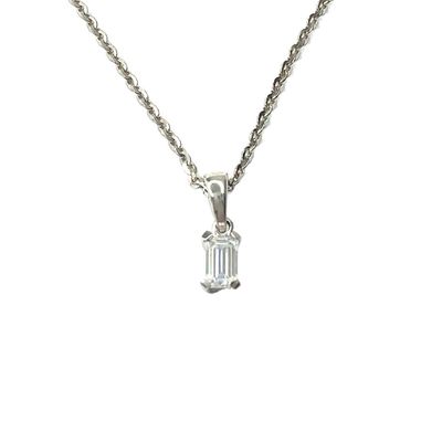Sterling silver 925 Swarovski crystal set pendent
