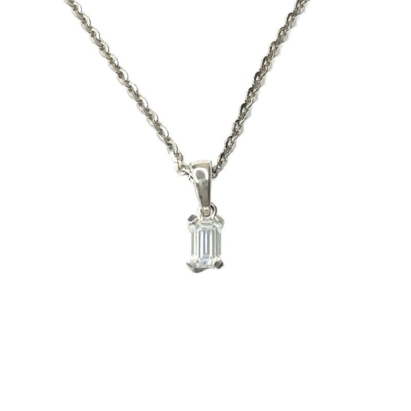 Sterling silver 925 Swarovski crystal set pendent