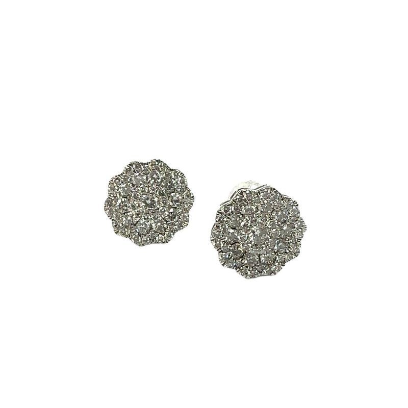 Diamond Flower Earrings RC65