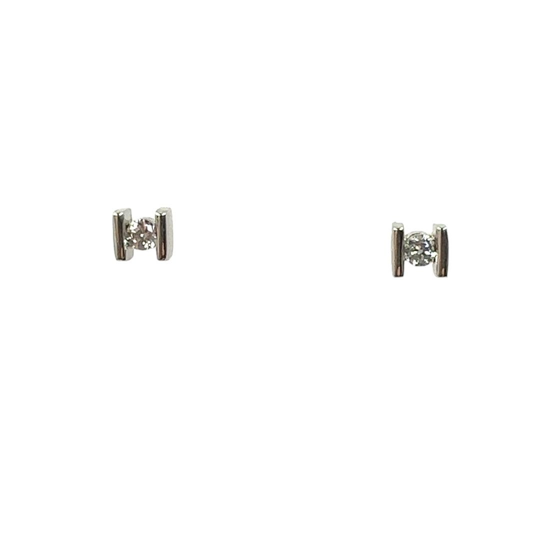925 Swarovski crystal set silver earrings