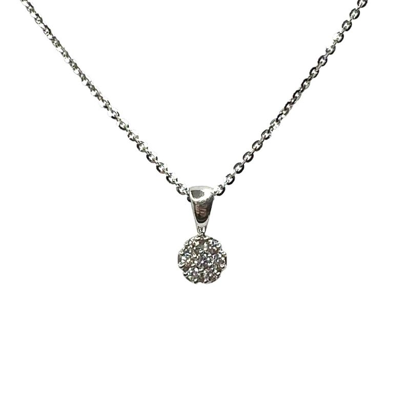 Swarovski crystal set flower pendent