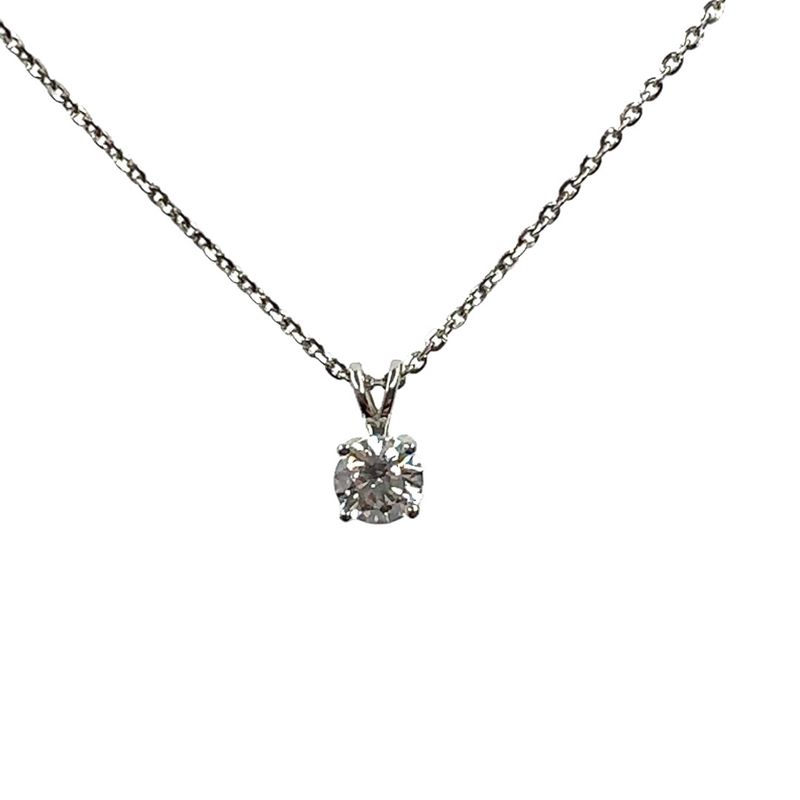 Sterling silver Swarovski  crystal single set pendent
