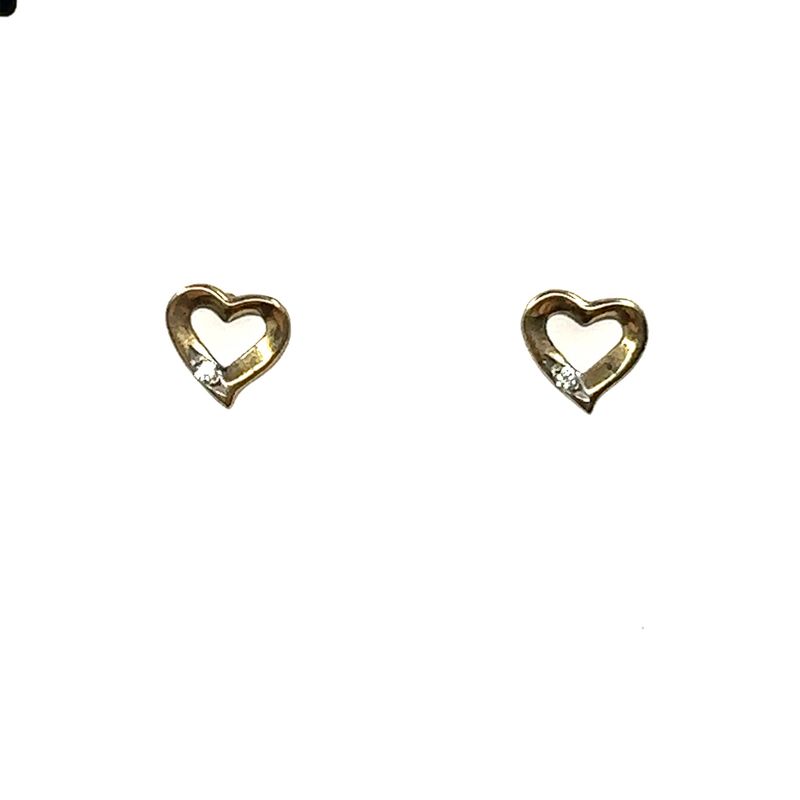 My Always Diamond Heart Studs STE0037