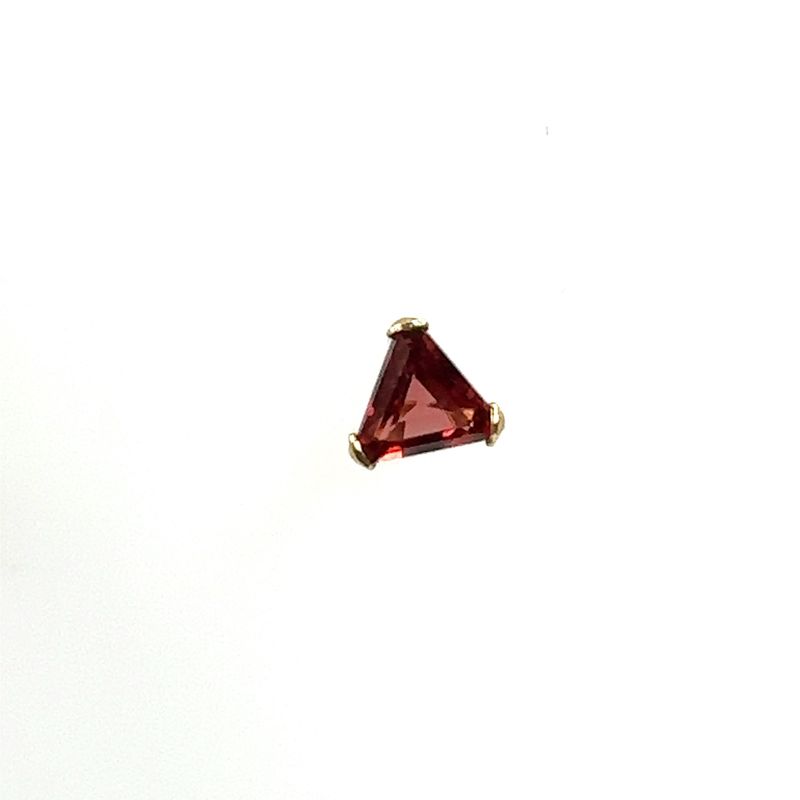 Trillion Cut Garnet Studs STE0038