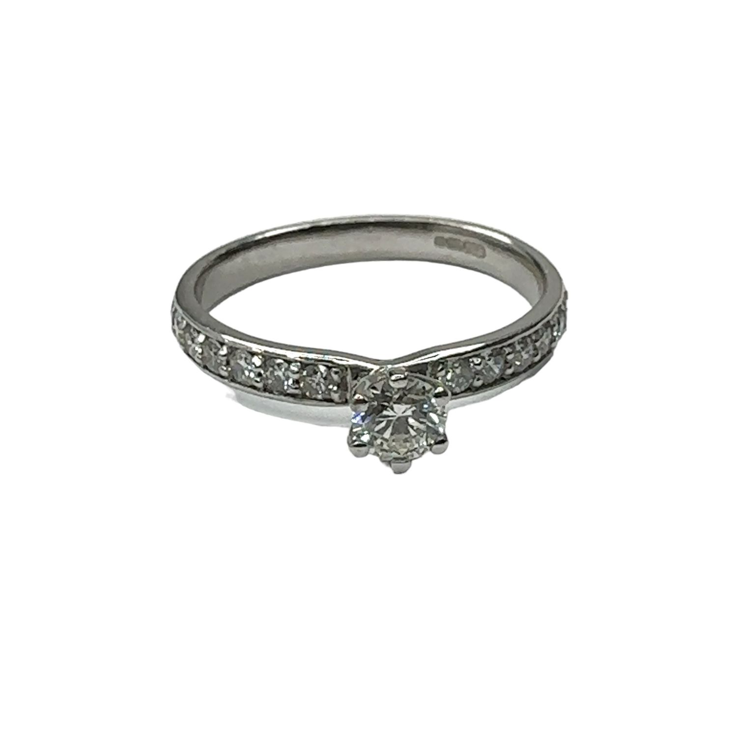 18ct white gold diamond 0.50ct ring