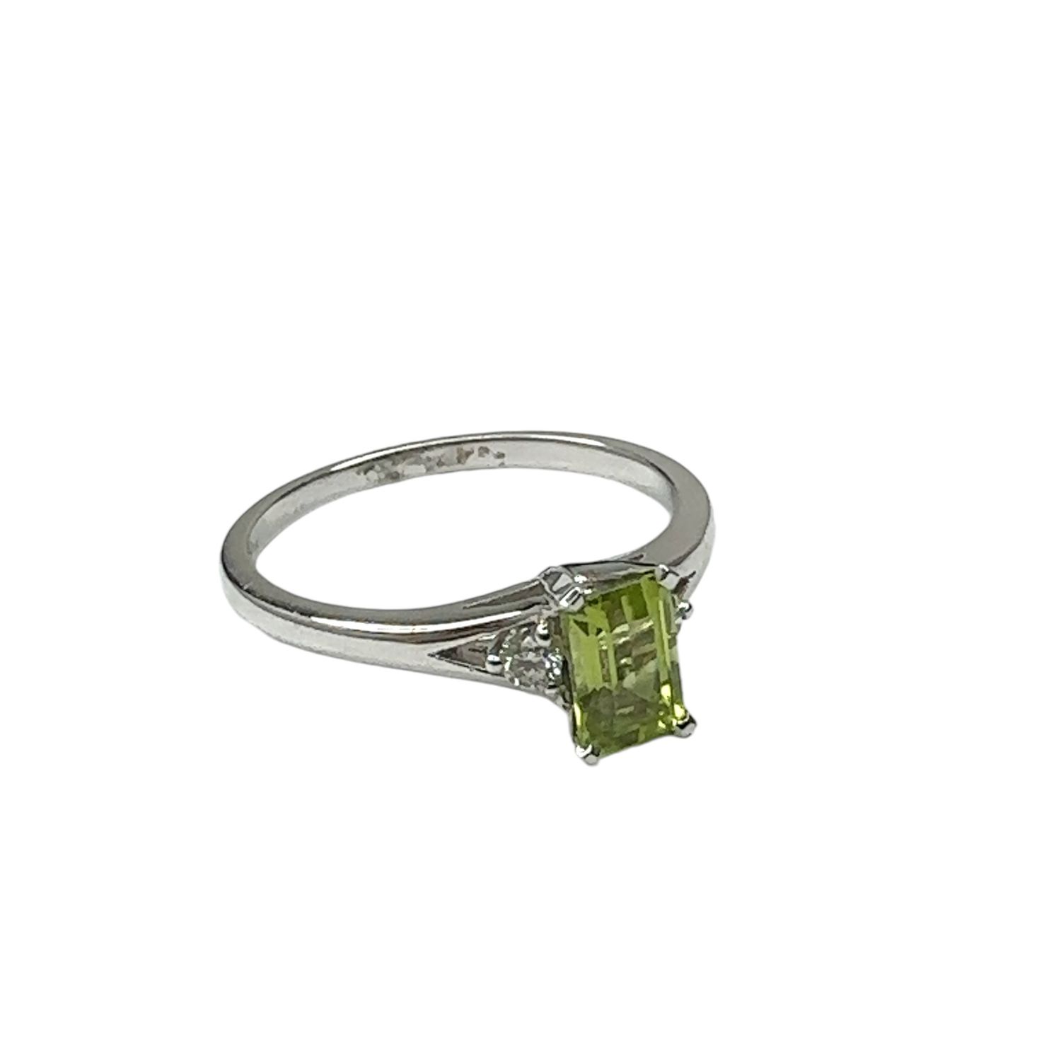 Peridot/Diamond Set Ring STE121