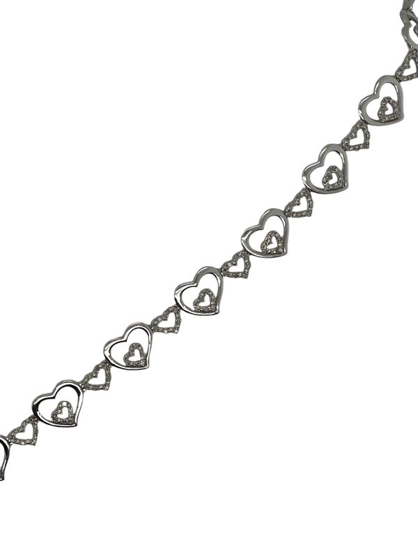 Diamond Heart Bracelet RC209