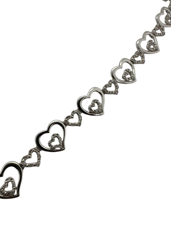 Diamond Heart Bracelet RC209