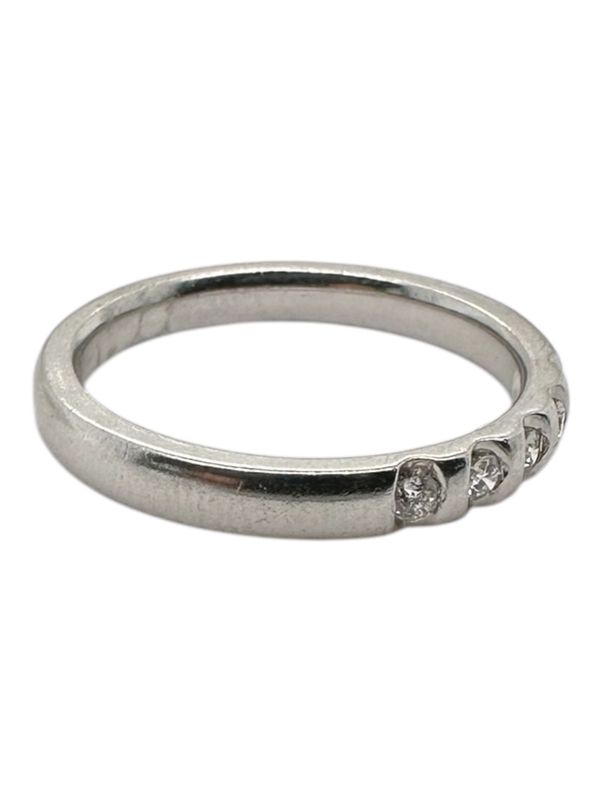 Platinum 5 diamond 0.40ct ring