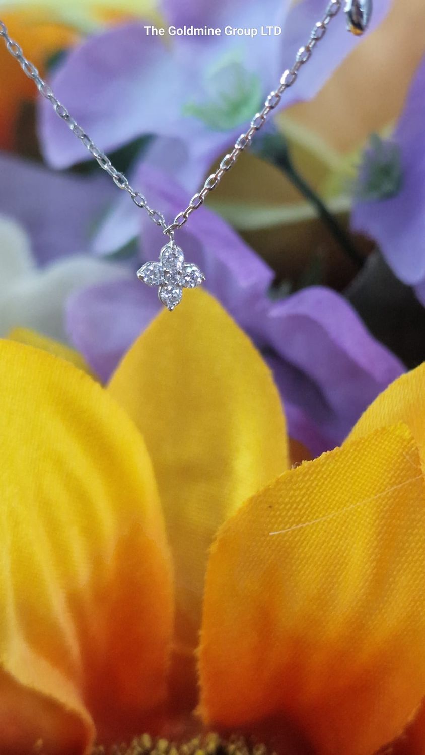Diamond Clover Necklace MLS7