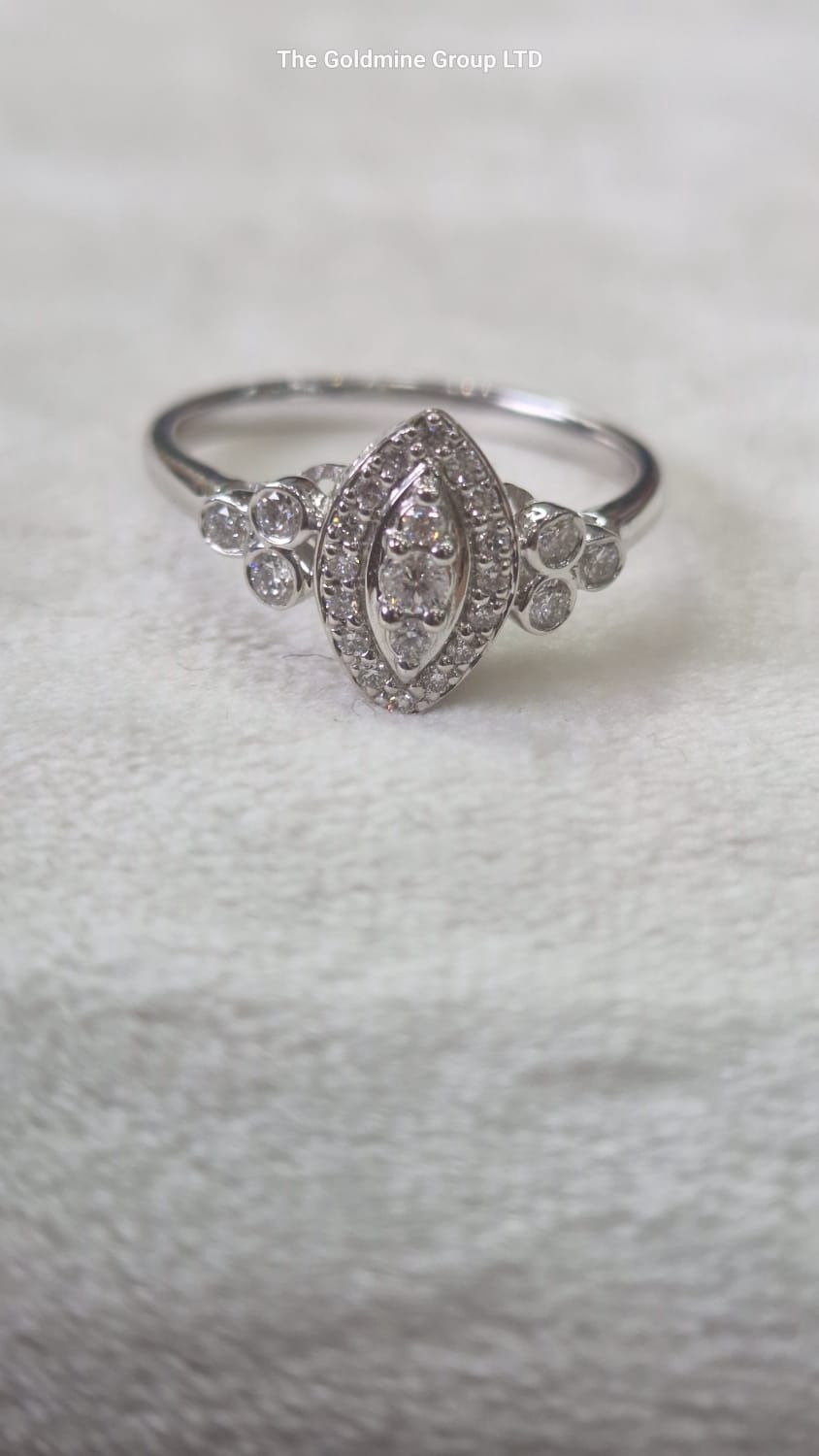 Marquise Illusion Diamond Ring MLS26