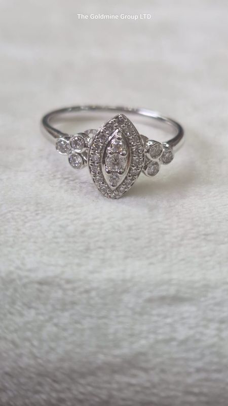 Marquise Illusion Diamond Ring MLS26