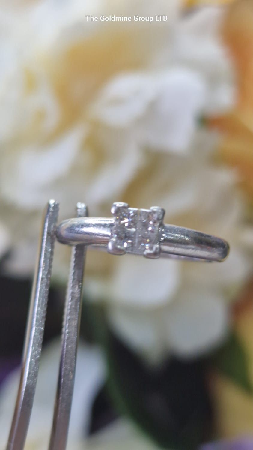 Princess Style Engagement Ring MLS43