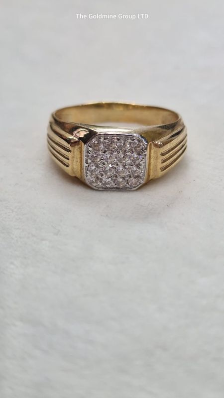 Cubic Zircon Signet Ring MLS220
