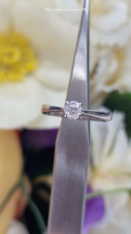 Solitaire Diamond Engagement Ring MLS50