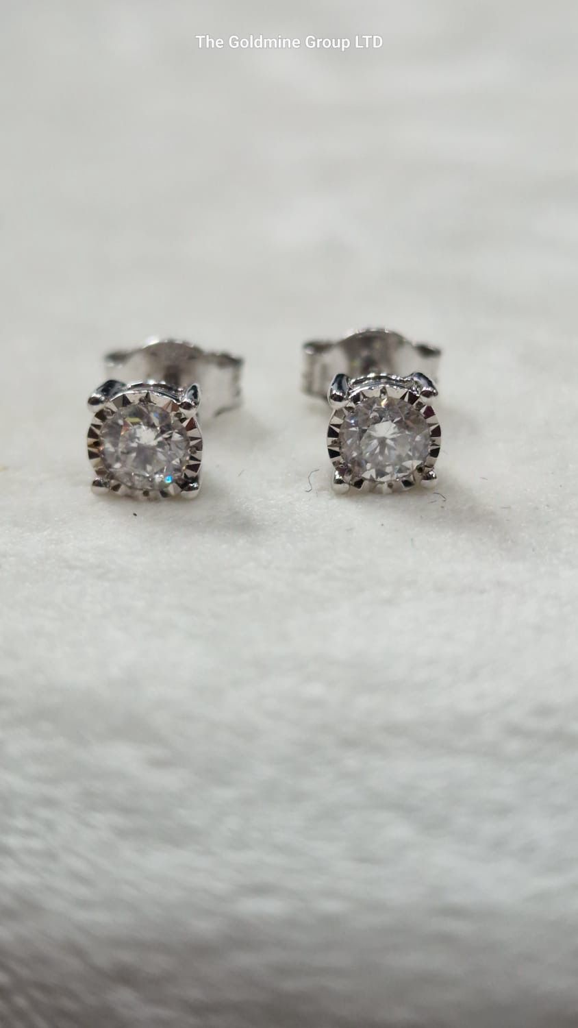 0.40ct Diamond Stud Earrings MLS206