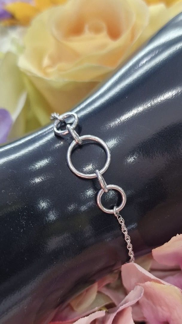 Silver Tri-Circle Bracelet STEK1