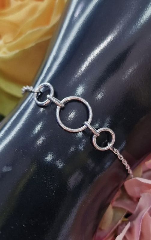 Silver Tri-Circle Bracelet STEK1