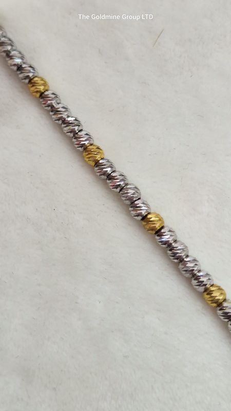 Silver Bead Bracelet STEK4