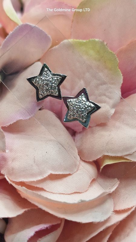 Diamond Star Earrings RC755