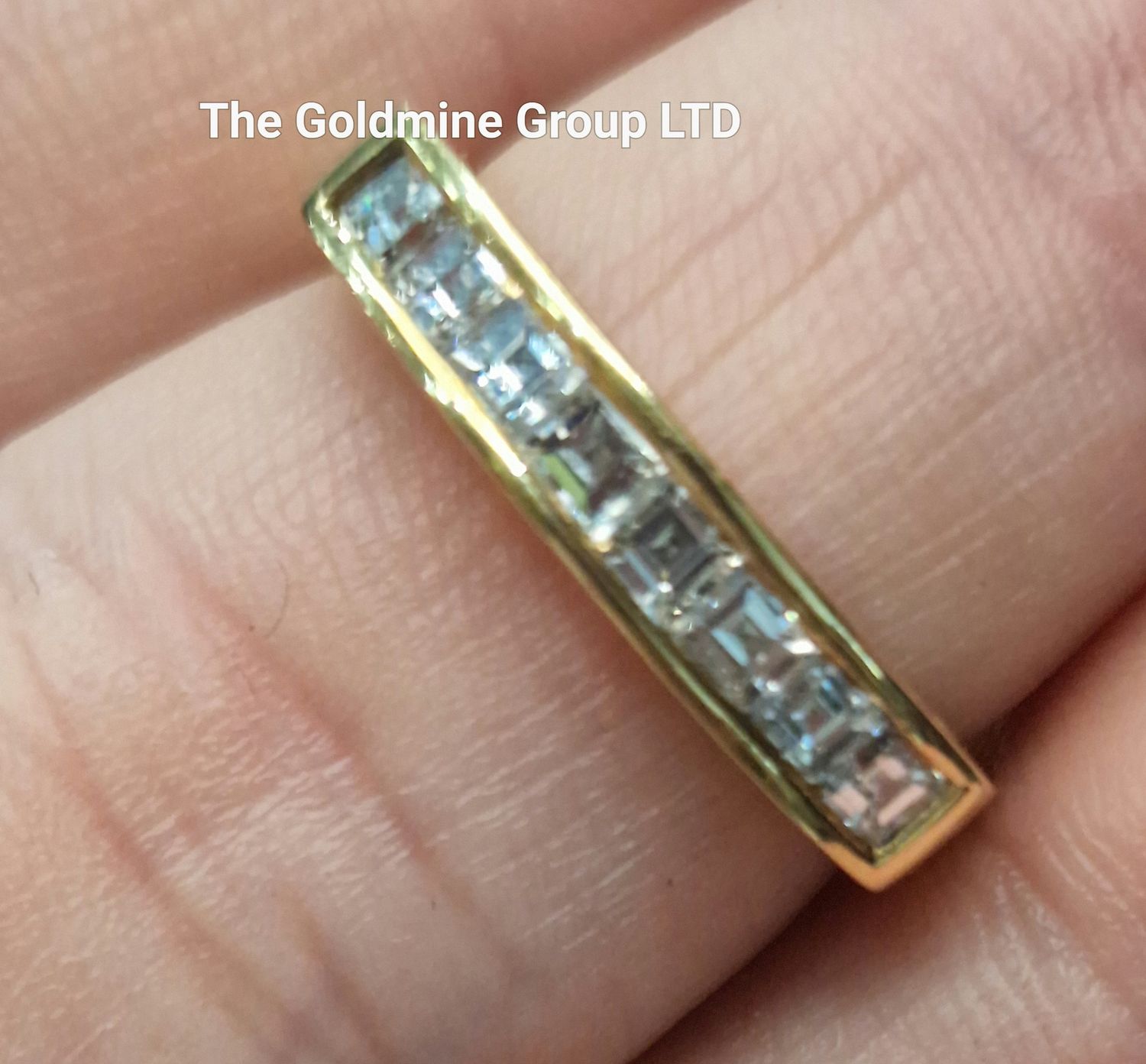 Diamond Half Eternity Ring RC39