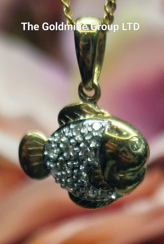 "Here Fishy Fishy" Necklace MLS98