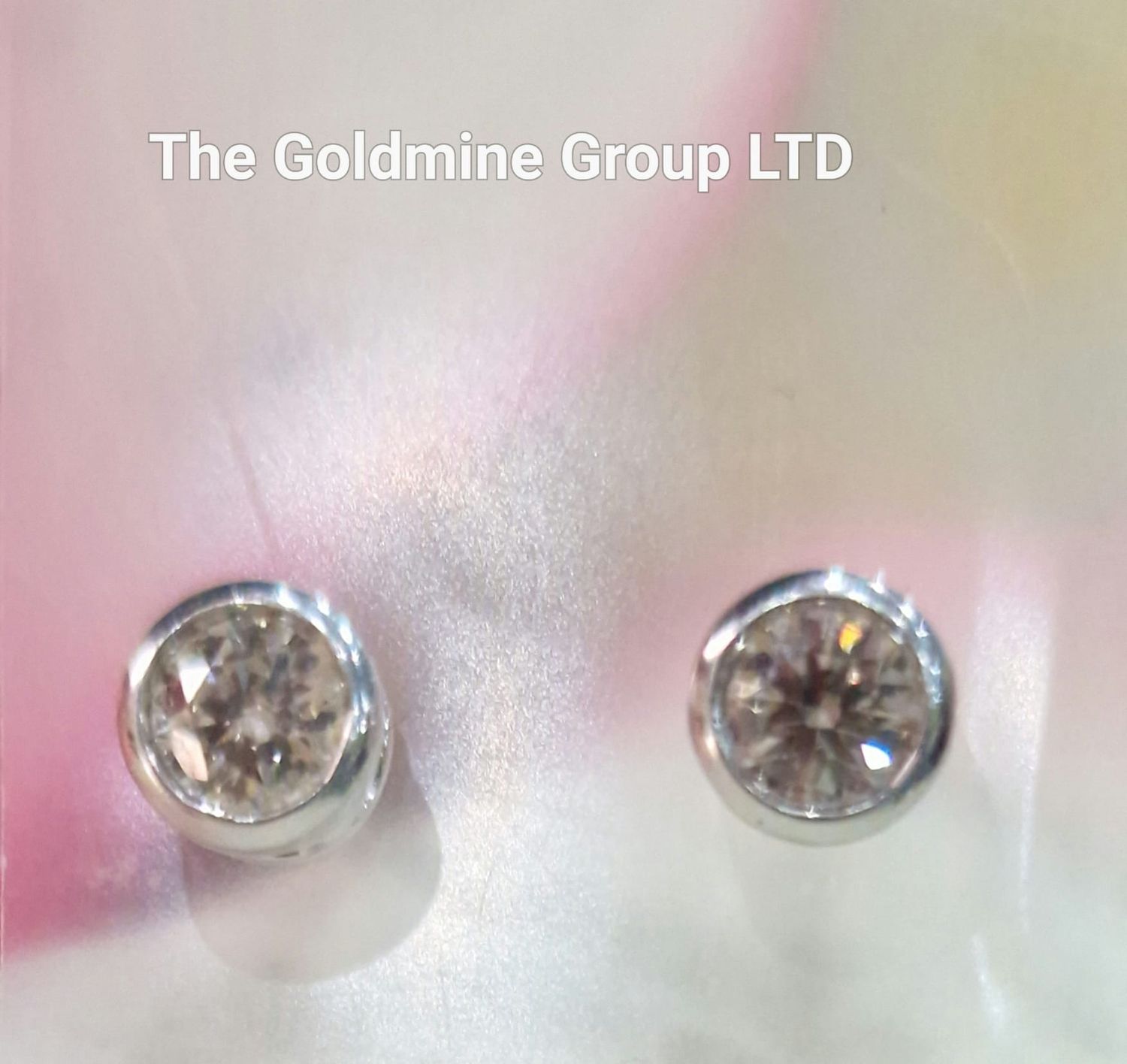 Diamond Rubover Stud Earrings MLS147
