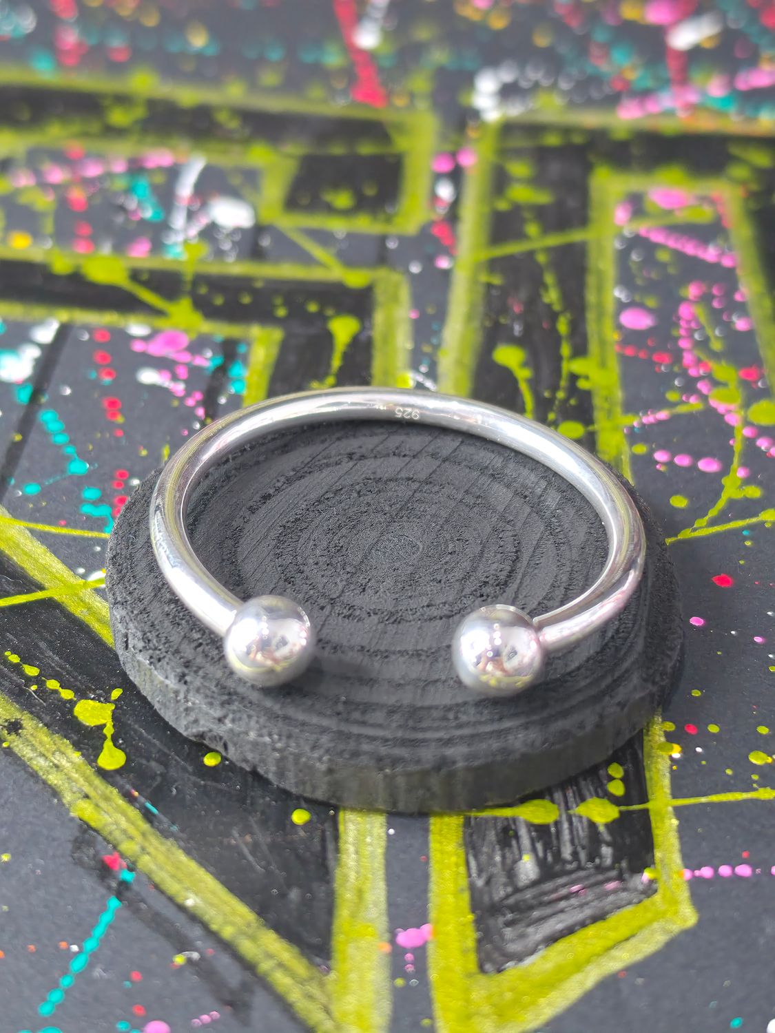 Silver Baby Torque Bangle