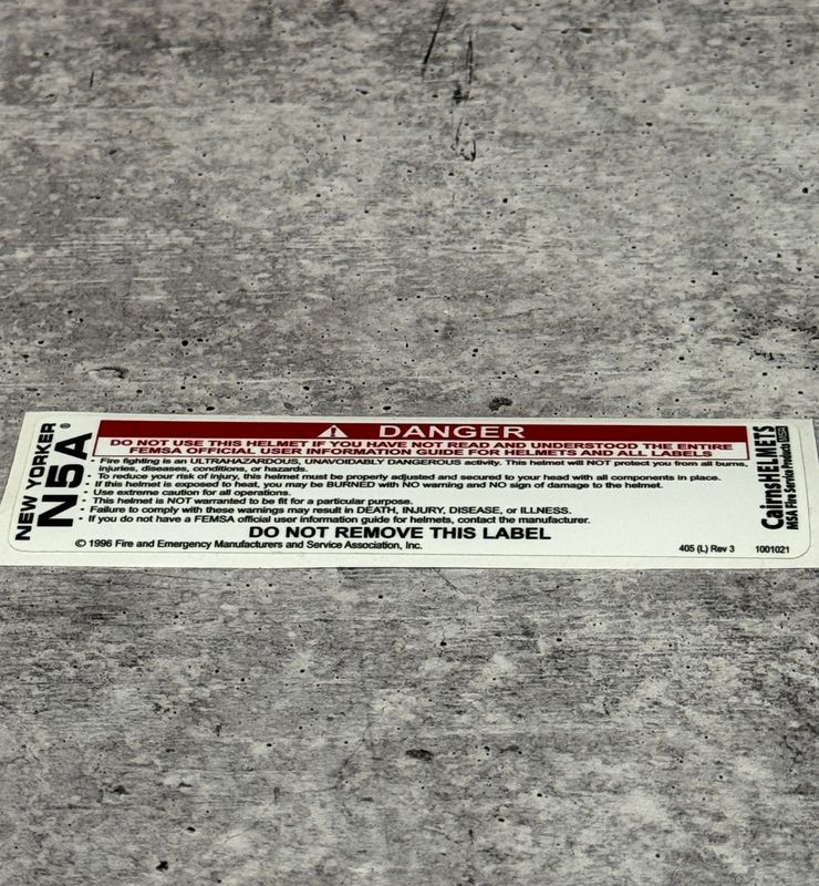 WCFEMSA5-N5a New Yorker FEMSA Label (Replica)