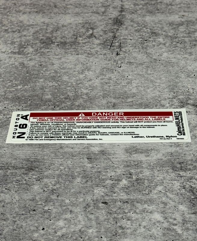 WCFEMSA6- N6a Sam Houston FEMSA Label (Replica)