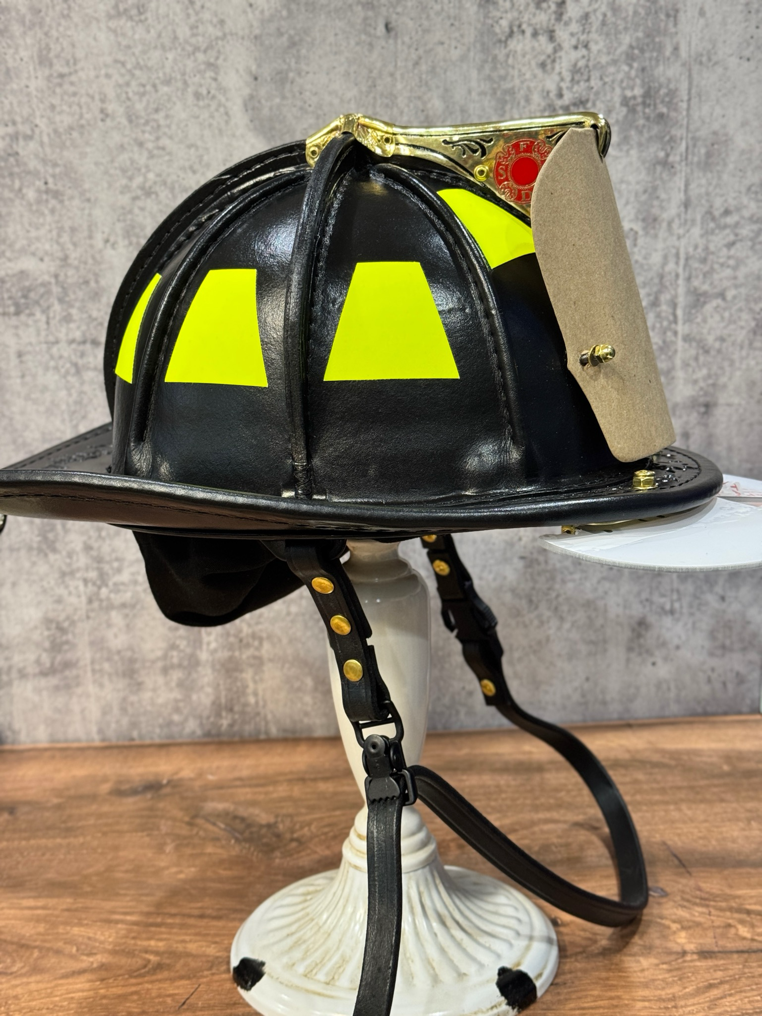 WC-SFFD Carved Brass