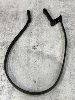 WCLPHEBLKNOQR- Phenix TL-2 Leather Chinstrap With Chicago Screws No Quick Release Buckle