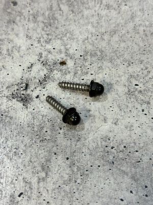 WCBFSTDBLK - Ben Franklin 2, 3 shield studs black 