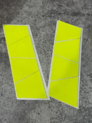 WCFGTE- 3m Flat Green Tetrahedrons ( take offs)