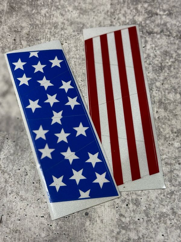 WCFLAGTET- American flag tetrahedrons WCFLAGTET- American flag tetrahedrons