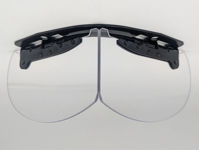 WCBLKGSPCLR- Black GSP bourkes clear lenses 