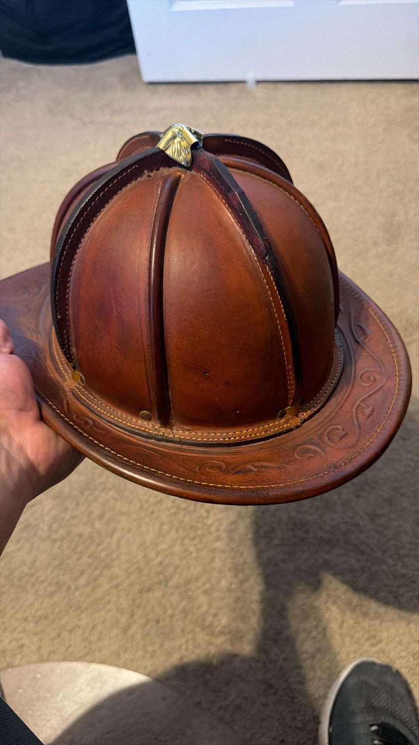 1972/73 New Yorker 5a size MEDIUM natural helmet for Eduardo Zamora 