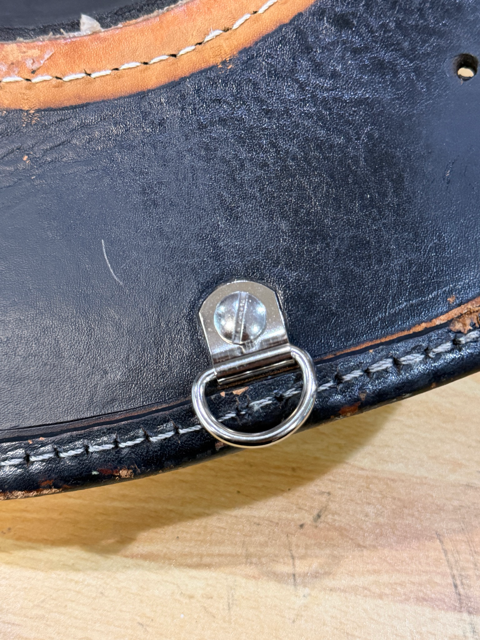 WCCHRM-Rear Chrome D-Ring-Chicago screw