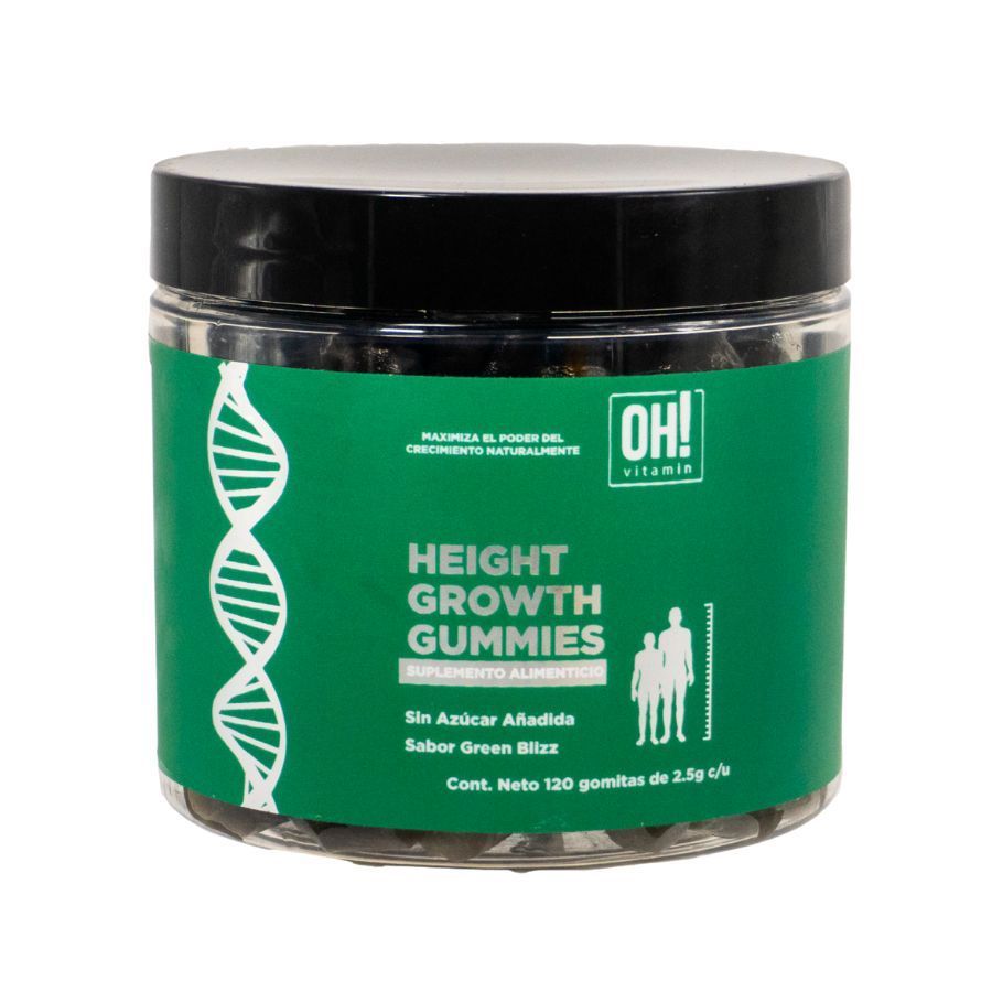 Height Growth Gummies sabor green blizz.