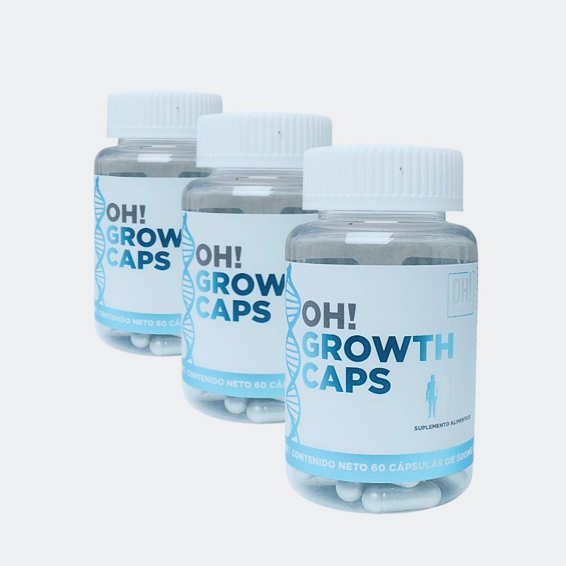 Pack 3 botes   Oh! Growth Caps