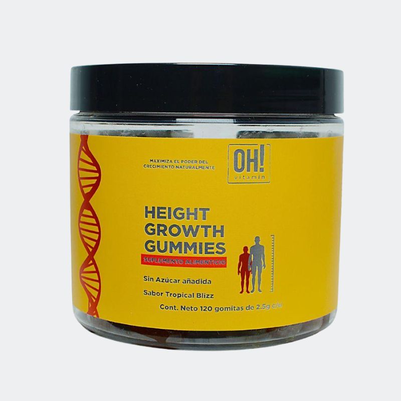 Height Growth Gummies sabor tropical blizz.