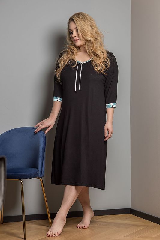 Nightdress Bamboo, Black