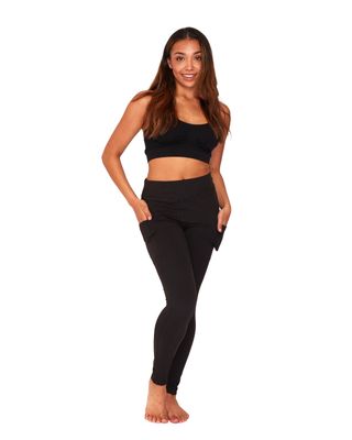 Legging met zakjes -  Zwart