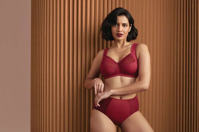 Anita - Dark red Topcomfortbeha Havanna