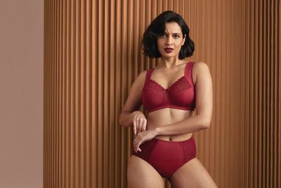 Anita - Dark red Topcomfortbeha Havanna