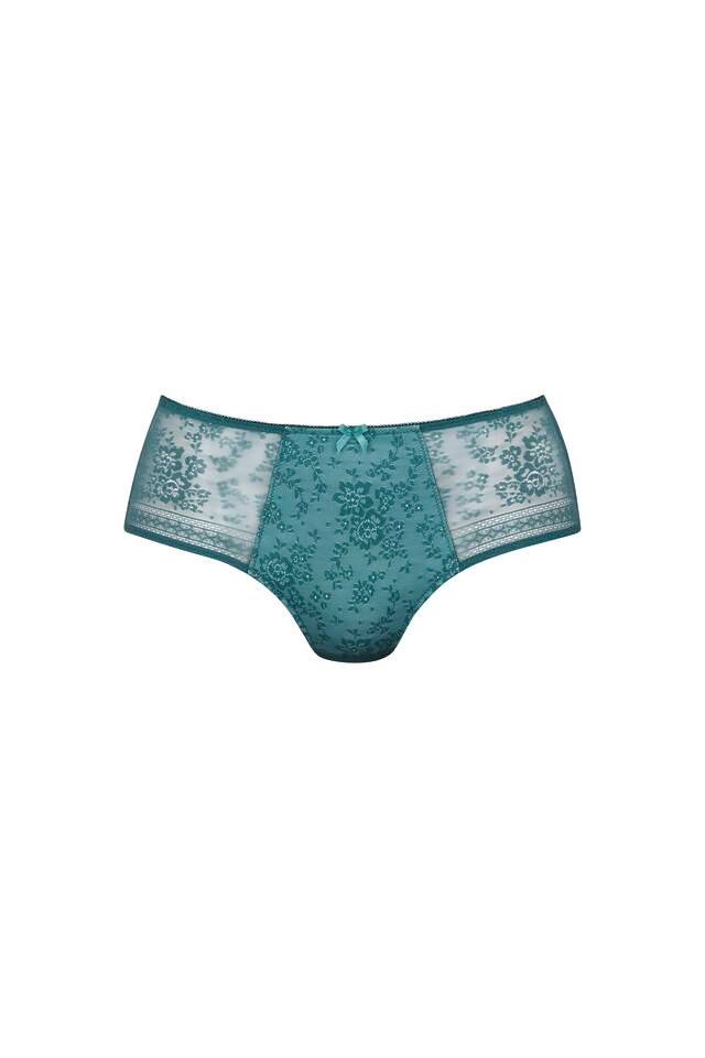 Rosa Faia Taille Slip Fleur Light Smaragd