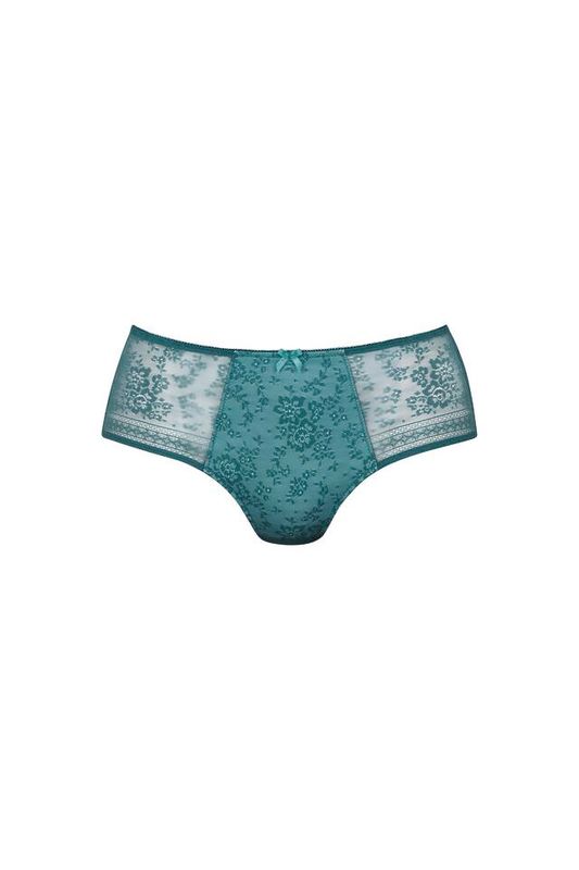 Rosa Faia Taille Slip Fleur Light Smaragd