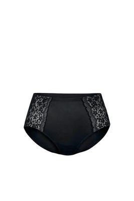 Anita - Black High Waist Slip+ Havanna